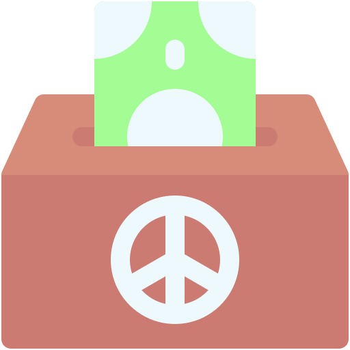 caja de donaciones icono gratis