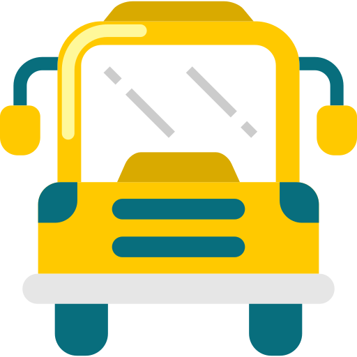 학교버스 무료 아이콘