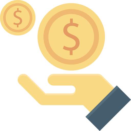 inversión y finanzas icono gratis