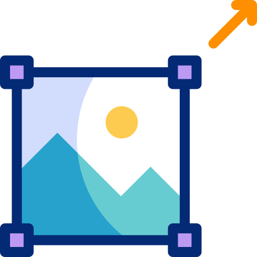 resolución icono gratis