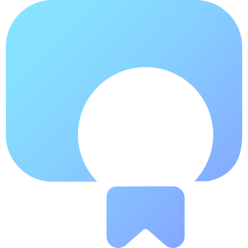 자격증 무료 아이콘