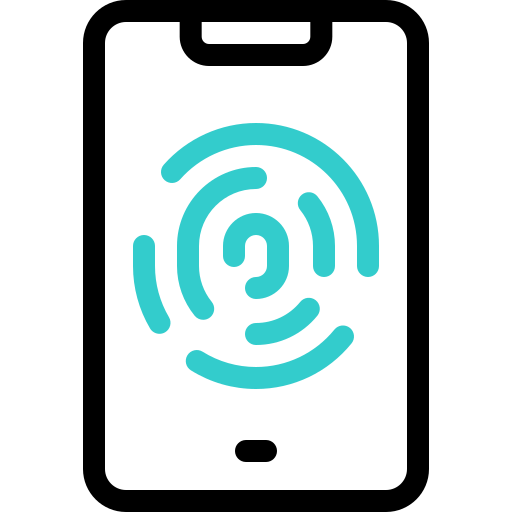 huella dactilar icono gratis