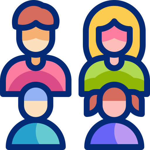 miembros de la familia icono gratis