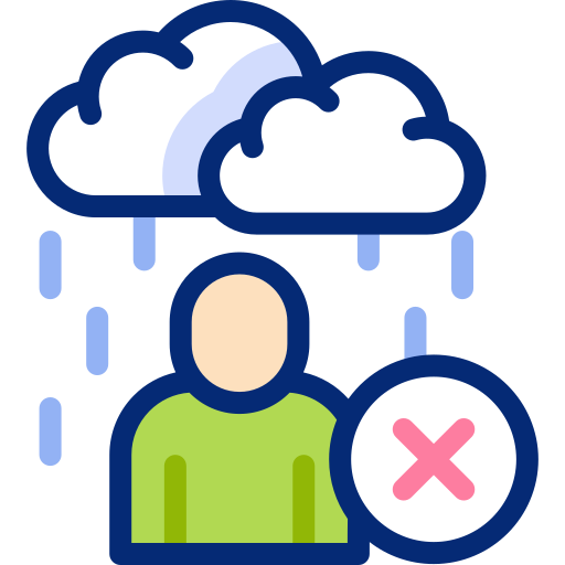 sin depresión icono gratis