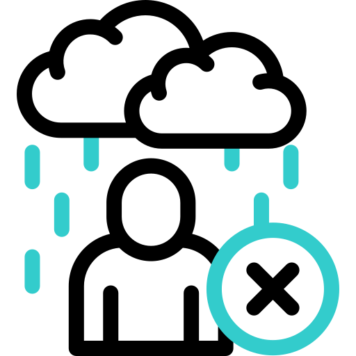 sin depresión icono gratis