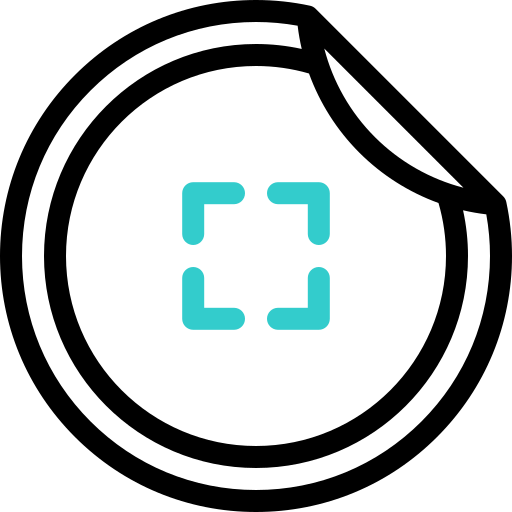 etiqueta engomada icono gratis