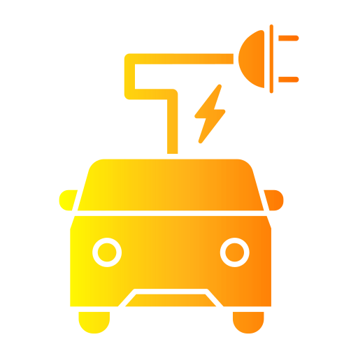 coche eléctrico icono gratis