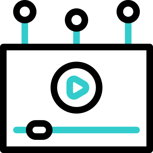 generación de video icono gratis