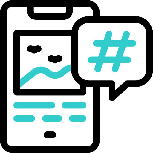 hashtag kostenlos Icon