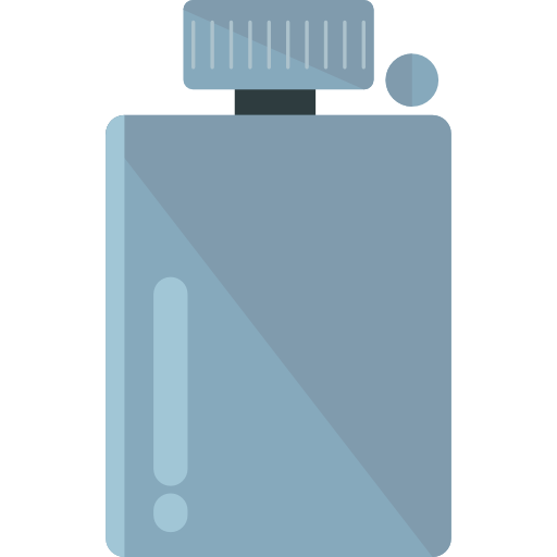 Hip Flask Roundicons Flat Icon