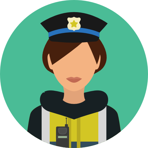 police Icône gratuit police Icône gratuit