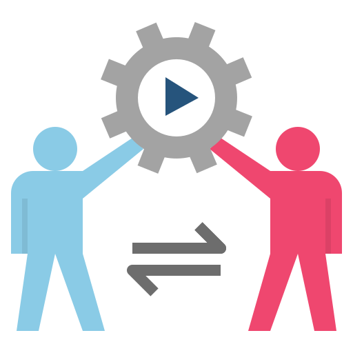 Cooperación icono gratis