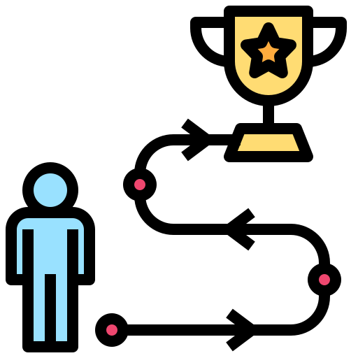 Misión icono gratis