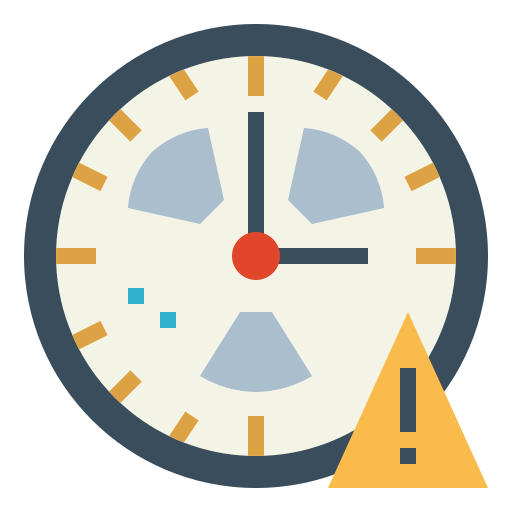 Clock Smalllikeart Flat icon