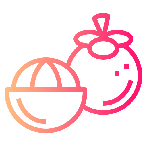 mangostán icono gratis