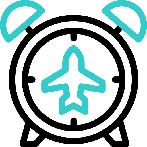 descompensación horaria icono gratis