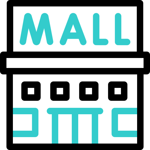 centro comercial icono gratis