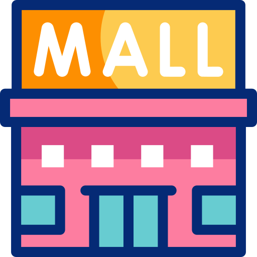 centro comercial icono gratis