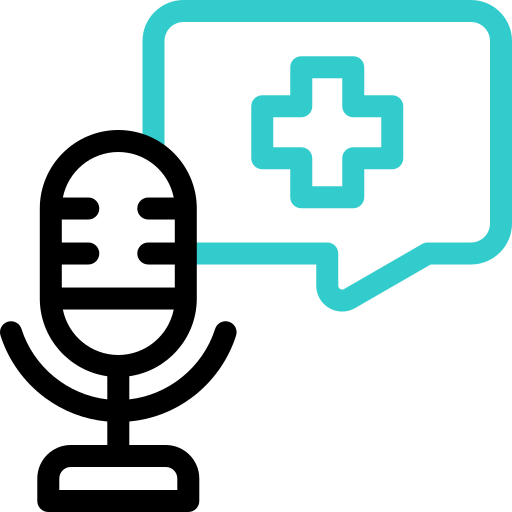 podcast sur la santé Icône gratuit podcast sur la santé Icône gratuit