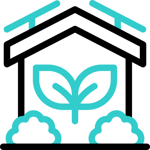 casa ecológica icono gratis