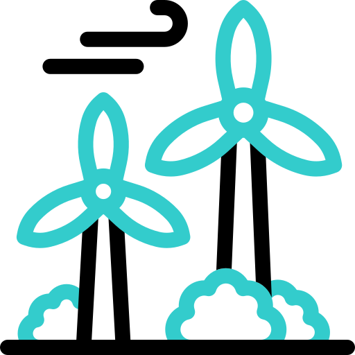 Wind turbine free icon Wind turbine free icon