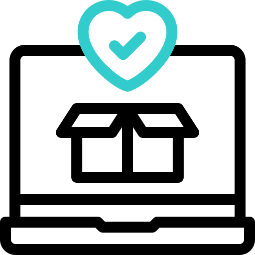 Online donation free icon