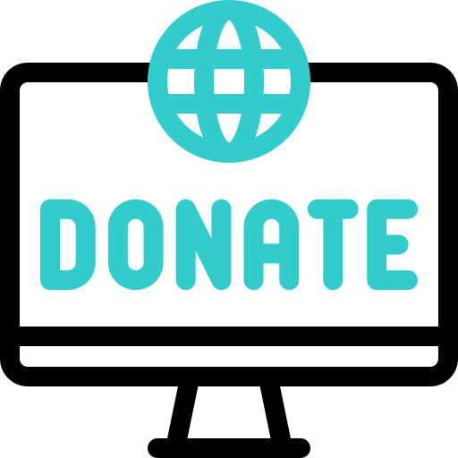 Online donation free icon Online donation free icon