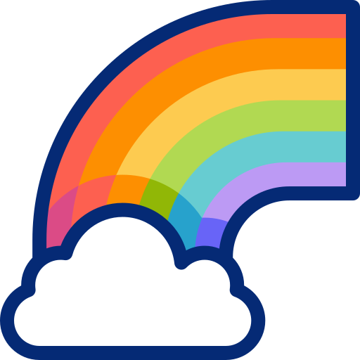 Rainbow free icon Rainbow free icon