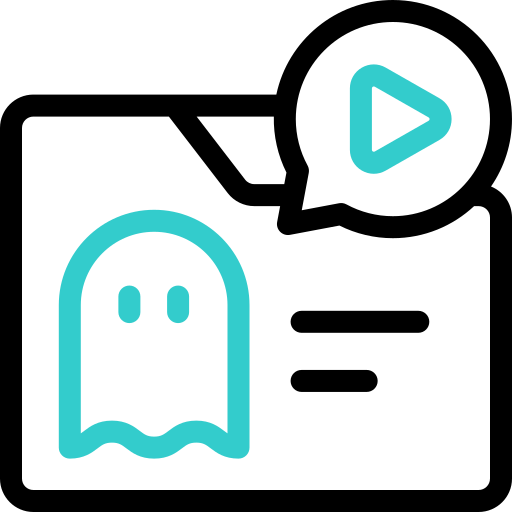 película de horror icono gratis