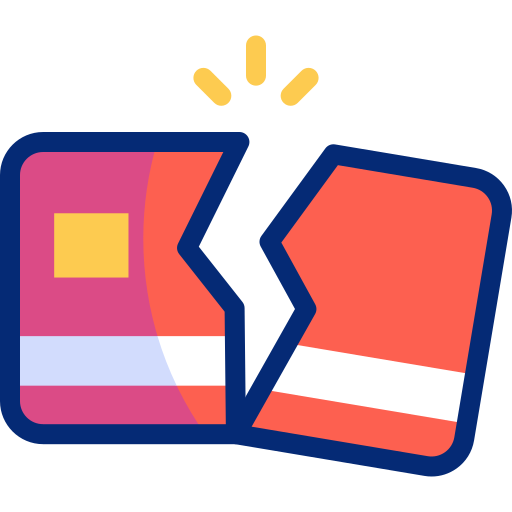 crisis económica icono gratis