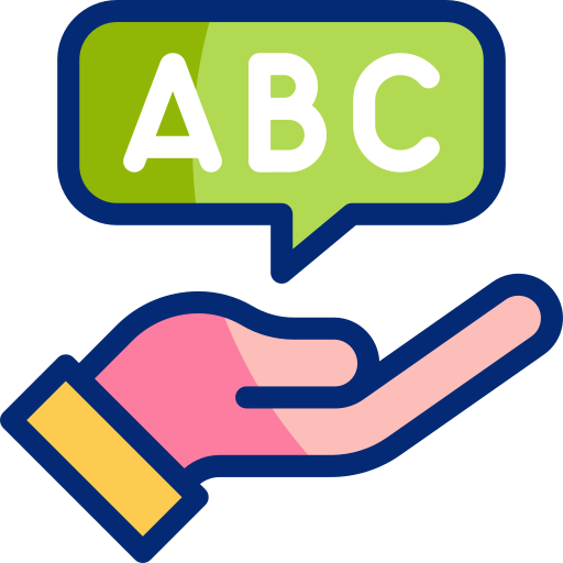 gramática icono gratis