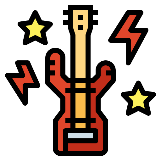 Guitarra baja icono gratis