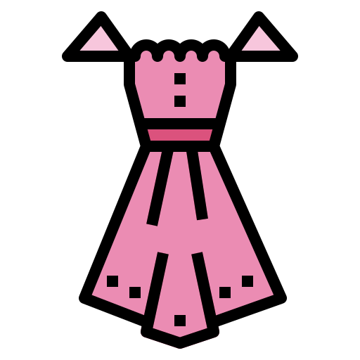 Dress Smalllikeart Lineal Color icon