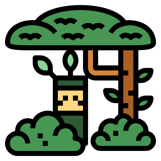 Camuflaje icono gratis