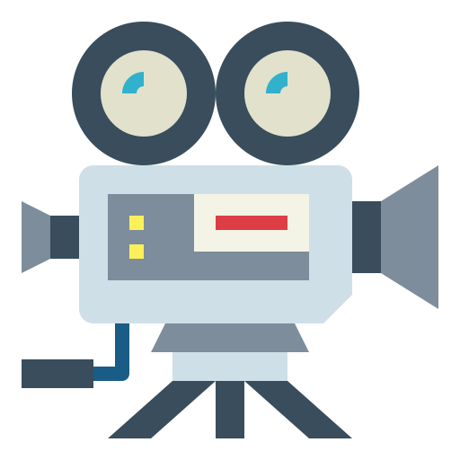 Video camera Smalllikeart Flat icon