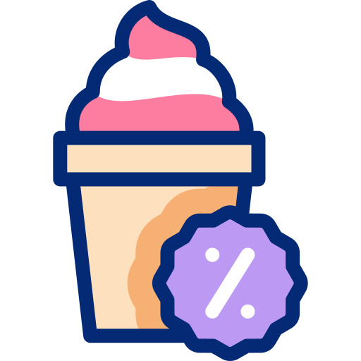 Ice cream discount free icon Ice cream discount free icon