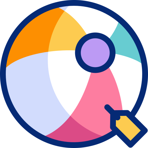 Beach ball free icon