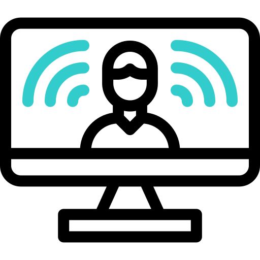 Video conference free icon Video conference free icon