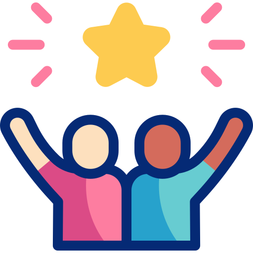 People celebrating free icon People celebrating free icon