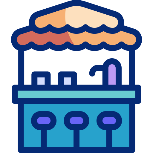 Beach bar free icon Beach bar free icon