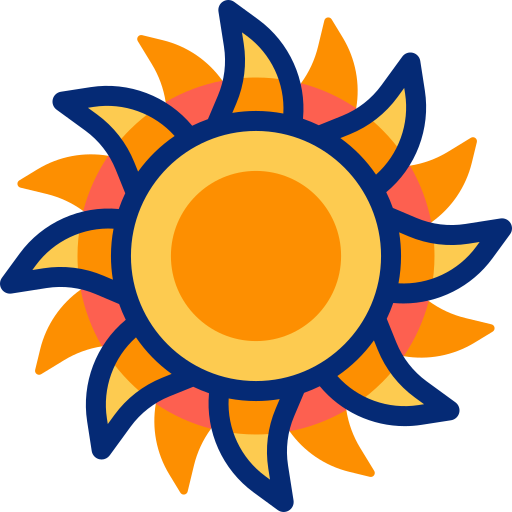 Sun symbol free icon Sun symbol free icon
