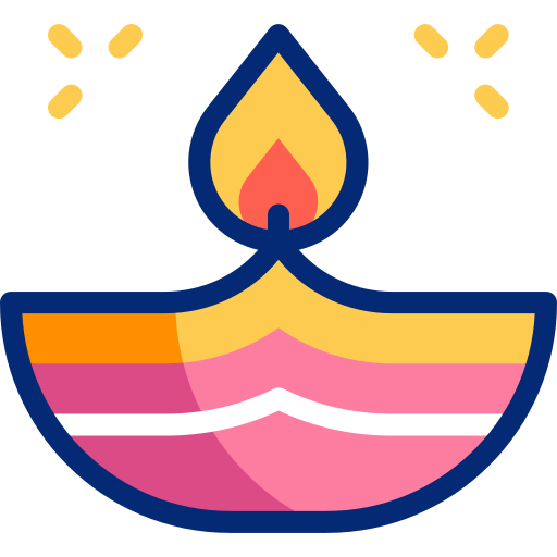 Diya lamp free icon