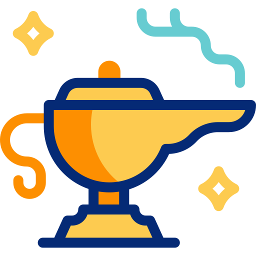 Magic lamp free icon