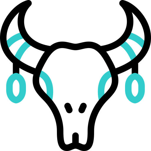Bull skull free icon