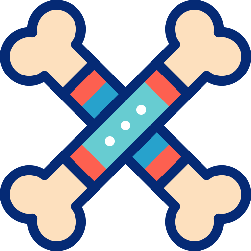 Crossed bones free icon