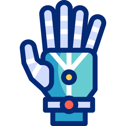 Robotic hand free icon Robotic hand free icon