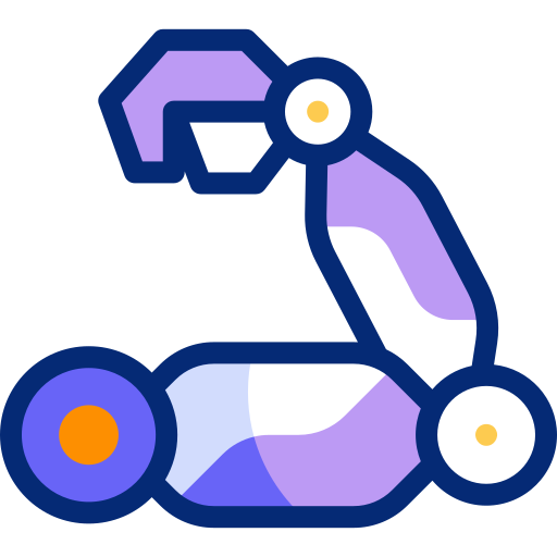Robotic arm free icon