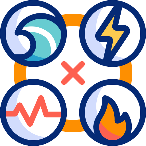 desastre natural icono gratis