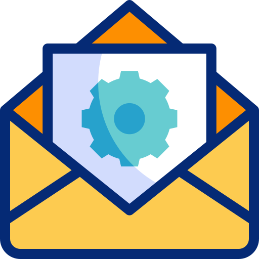 Envelope settings free icon Envelope settings free icon