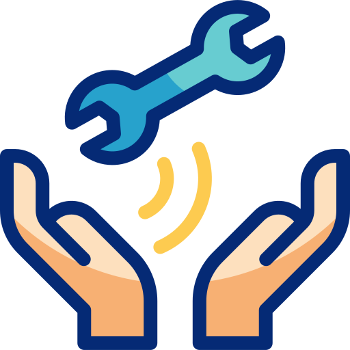 Hands wrench free icon Hands wrench free icon